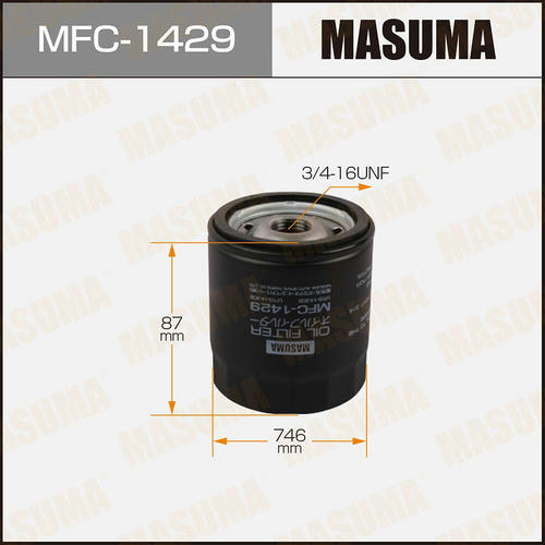 Фильтр масляный Masuma, MFC-1429