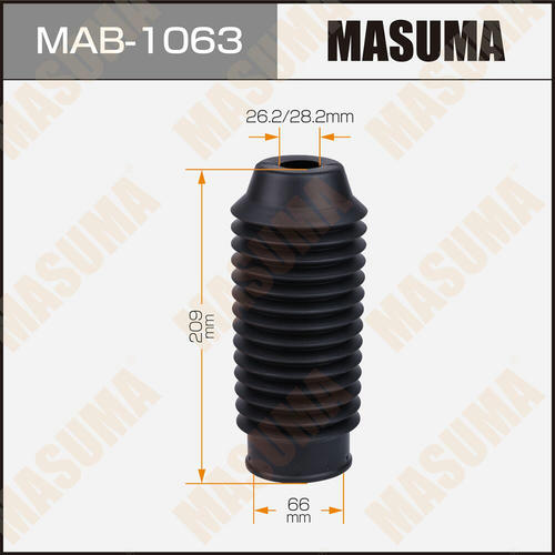 Пыльник амортизатора Masuma (резина), MAB-1063