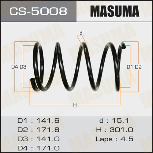 Пружина подвески Masuma, CS-5008