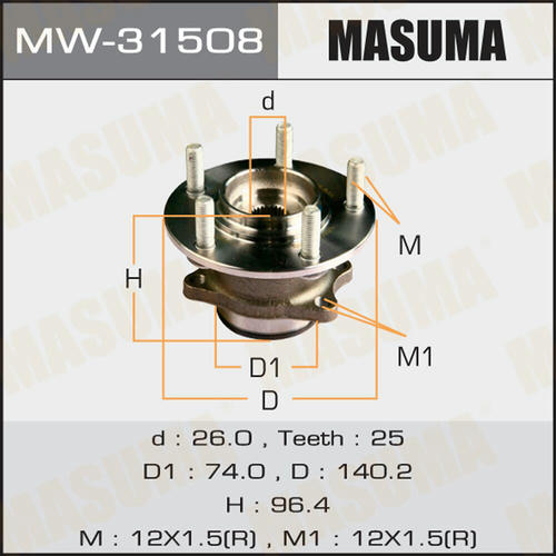 Ступичный узел Masuma, MW-31508