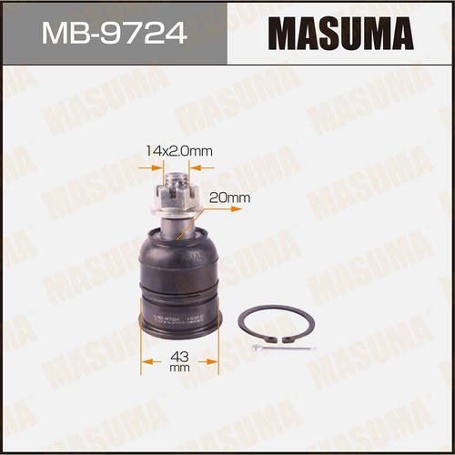 Опора шаровая Masuma, MB-9724