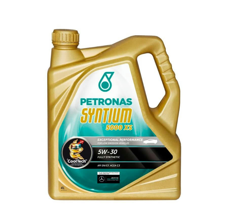 Масло моторное Petronas Syntium 5000 XS 5W30 синтетическое 4л 18144019
