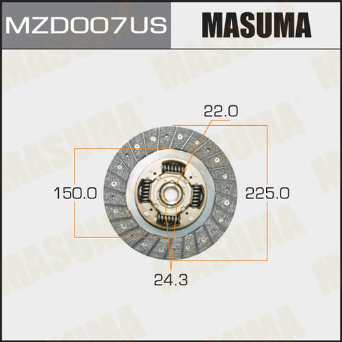 Диск сцепления Masuma, MZD007US