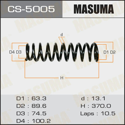 Пружина подвески Masuma, CS-5005