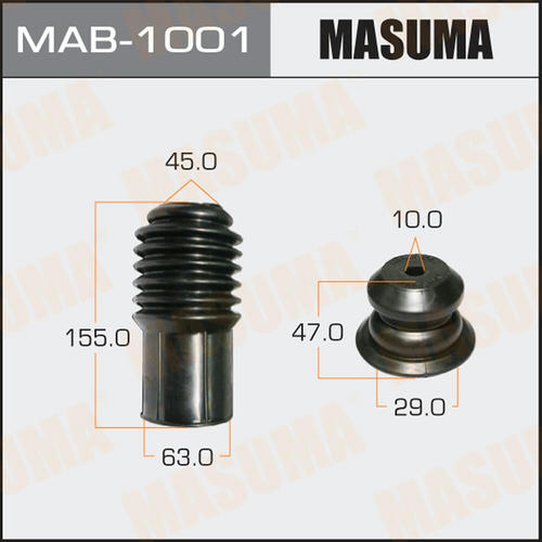 Пыльник амортизатора Masuma универсальный отбойник D=10, H=47, MAB-1001