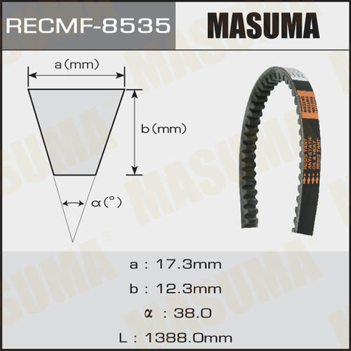 Ремень привода навесного оборудования Masuma, 17x1388 мм, 17x1388 мм, 8535