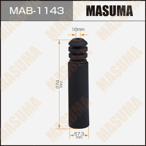 Пыльник амортизатора Masuma (резина), MAB-1143