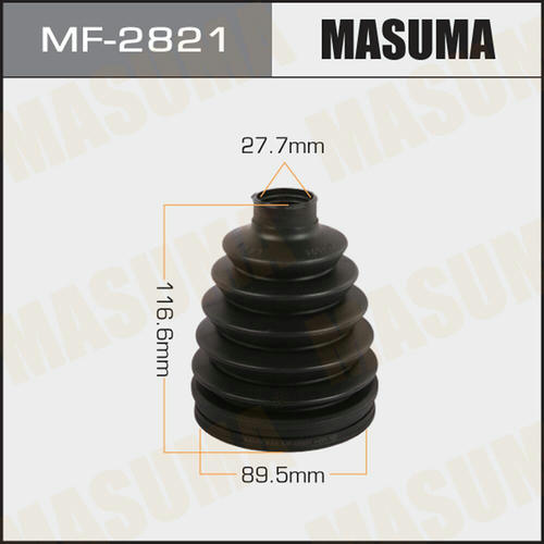 Пыльник ШРУСа MASUMA (пластик), MF-2821