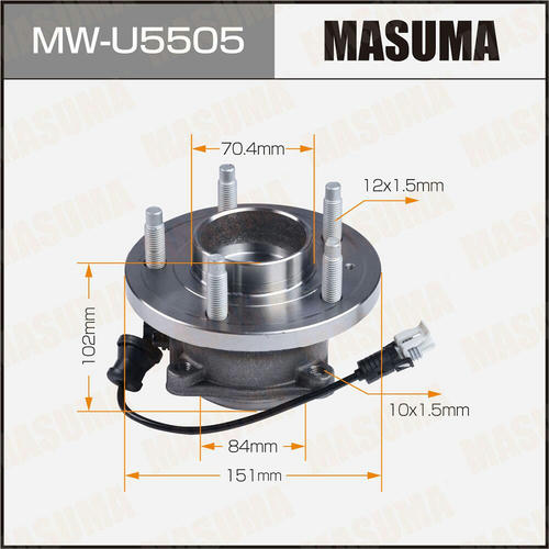 Ступичный узел Masuma, MW-U5505