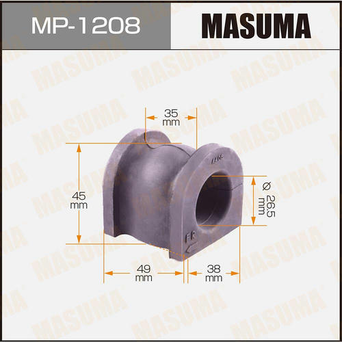 Втулка стабилизатора Masuma, MP-1208