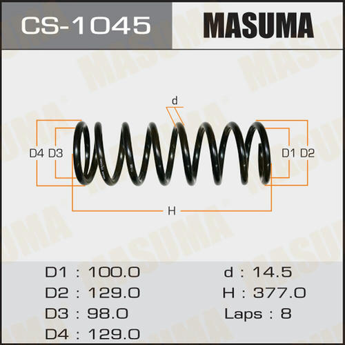 Пружина подвески Masuma, CS-1045