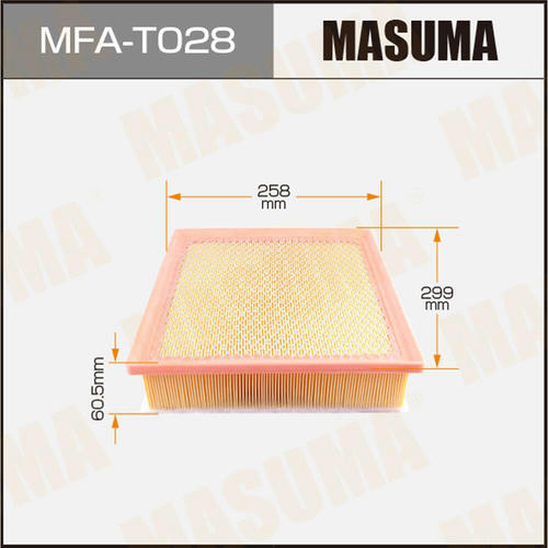 Фильтр воздушный Masuma, MFA-T028