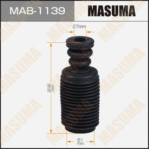 Пыльник амортизатора Masuma (резина), MAB-1139