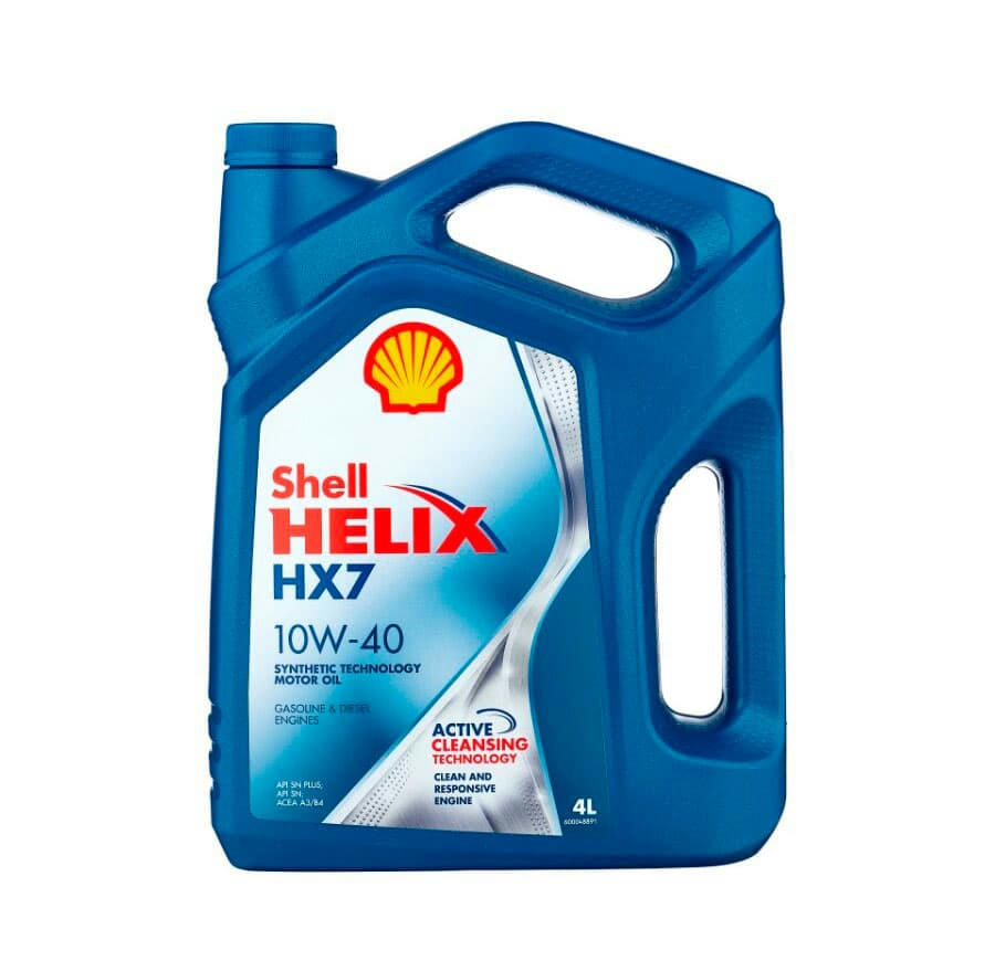 Масло моторное Shell Helix Diesel HX7 10W40 полусинтетическое 4л 550046373