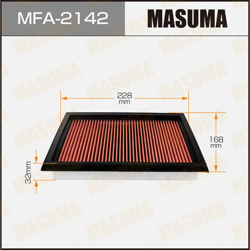 Фильтр воздушный Masuma с пропиткой маслом, MFA-2142