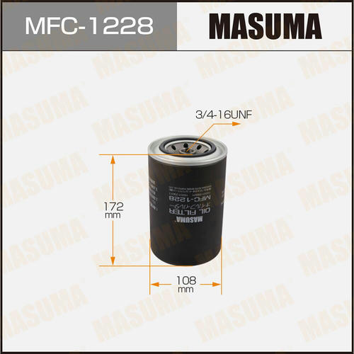 Фильтр масляный Masuma, MFC-1228