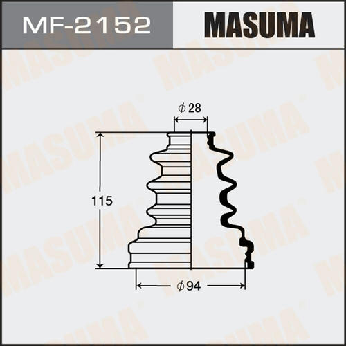 Пыльник ШРУСа Masuma (резина), MF-2152