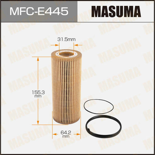 Фильтр масляный Masuma (вставка), MFC-E445