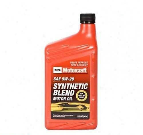 Масло MOTORCRAFT Synthetic Blend 5W20 моторное синтетическое 0,946л FORD