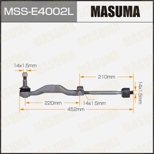 Тяга рулевая (комплект) Masuma, MSS-E4002L