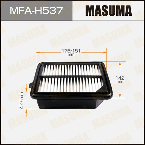 Фильтр воздушный Masuma с пропиткой маслом, MFA-H537