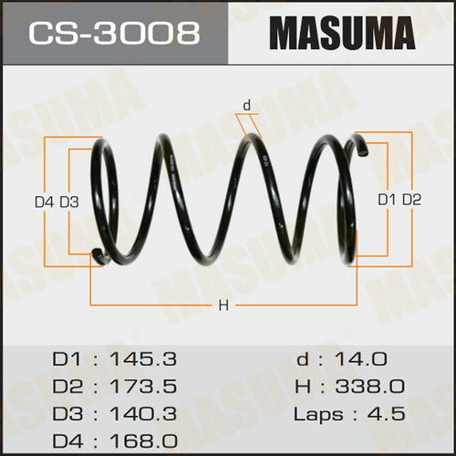 Пружина подвески Masuma, CS-3008