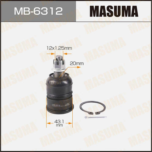 Опора шаровая Masuma, MB-6312