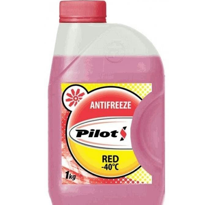 Антифриз PILOTS Red Line 40 G12 готовый -40C красный 1 кг