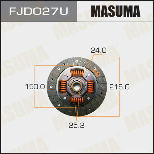 Диск сцепления Masuma, FJD027U