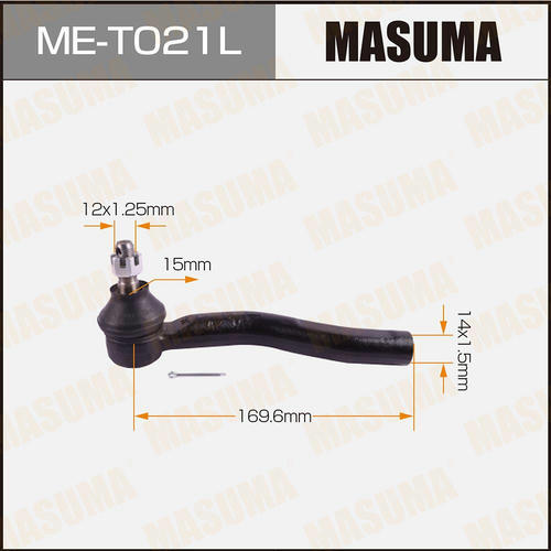 Наконечник рулевой Masuma, ME-T021L