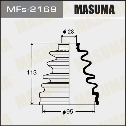 Пыльник ШРУСа Masuma (силикон), MFs-2169