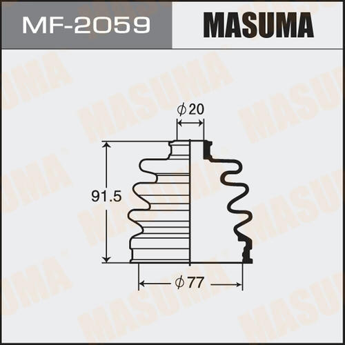 Пыльник ШРУСа Masuma (резина), MF-2059