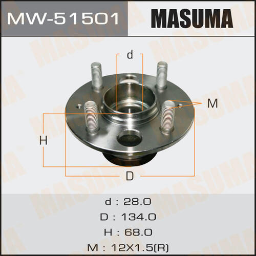 Ступичный узел Masuma, MW-51501
