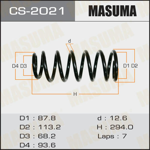 Пружина подвески Masuma, CS-2021