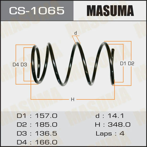 Пружина подвески Masuma, CS-1065
