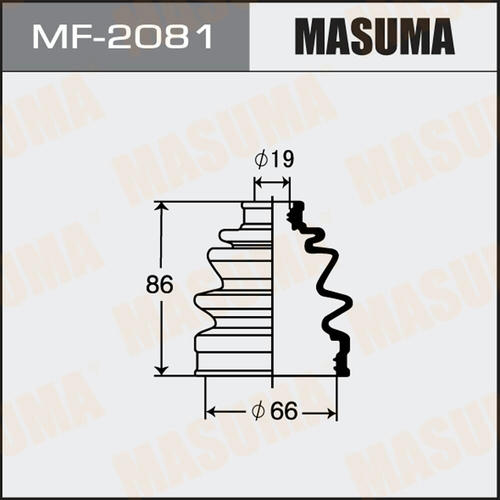 Пыльник ШРУСа Masuma (резина), MF-2081