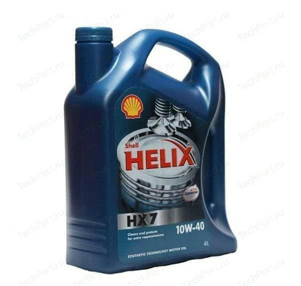 Масло моторное Shell Helix HX7 10W-40 4л RU