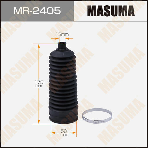 Пыльник рейки рулевой MASUMA (пластик), MR-2405
