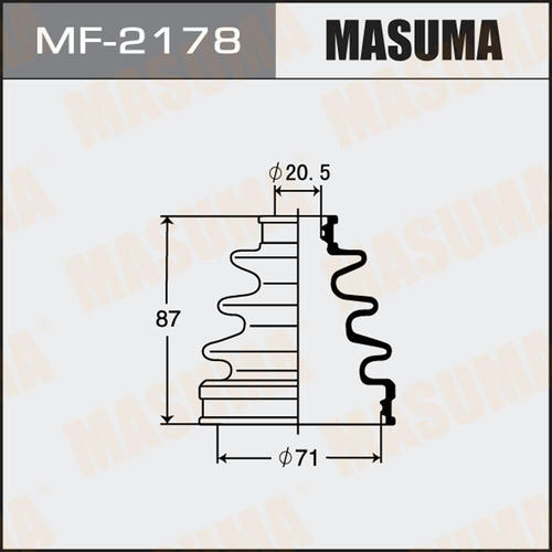 Пыльник ШРУСа Masuma (резина), MF-2178
