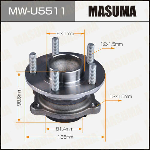 Ступичный узел Masuma, MW-U5511