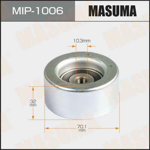 Ролик обводной приводного ремня Masuma, MIP-1006
