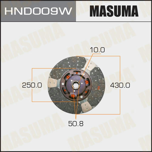 Диск сцепления Masuma, HND009W