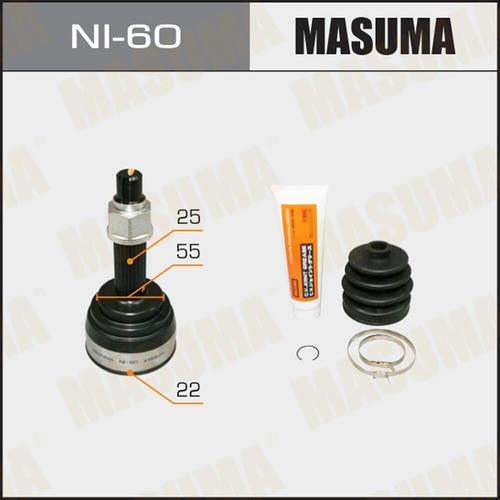ШРУС наружный Masuma , NI-60