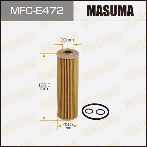 Фильтр масляный Masuma (вставка), MFC-E472