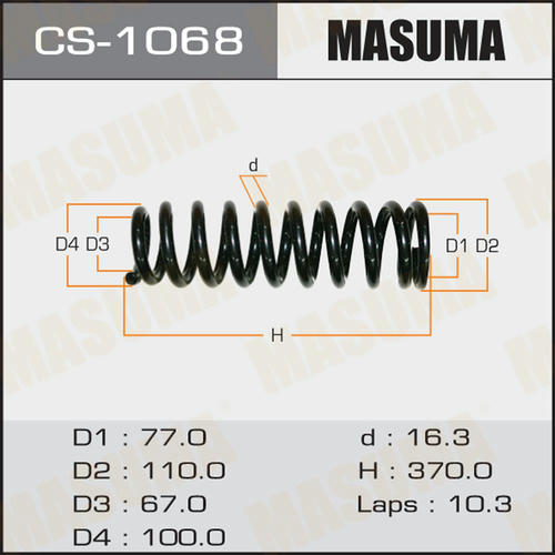 Пружина подвески Masuma, CS-1068