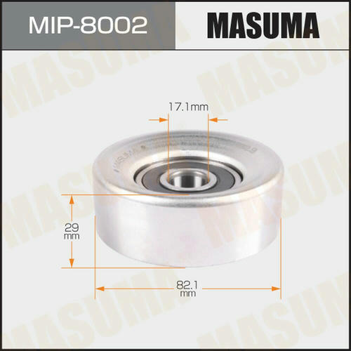 Ролик обводной приводного ремня Masuma, MIP-8002