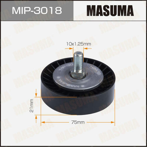 Ролик натяжителя ремня привода навесного оборудования Masuma, MIP-3018