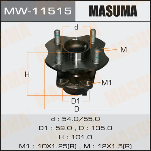 Ступичный узел Masuma, MW-11515