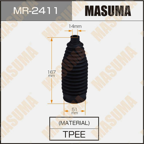 Пыльник рейки рулевой MASUMA (, MR-2411