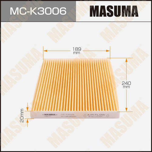 Фильтр салонный Masuma, MC-K3006